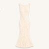 tss white ribbed dress frt view