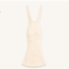 tss whte ribbed dress bck vew